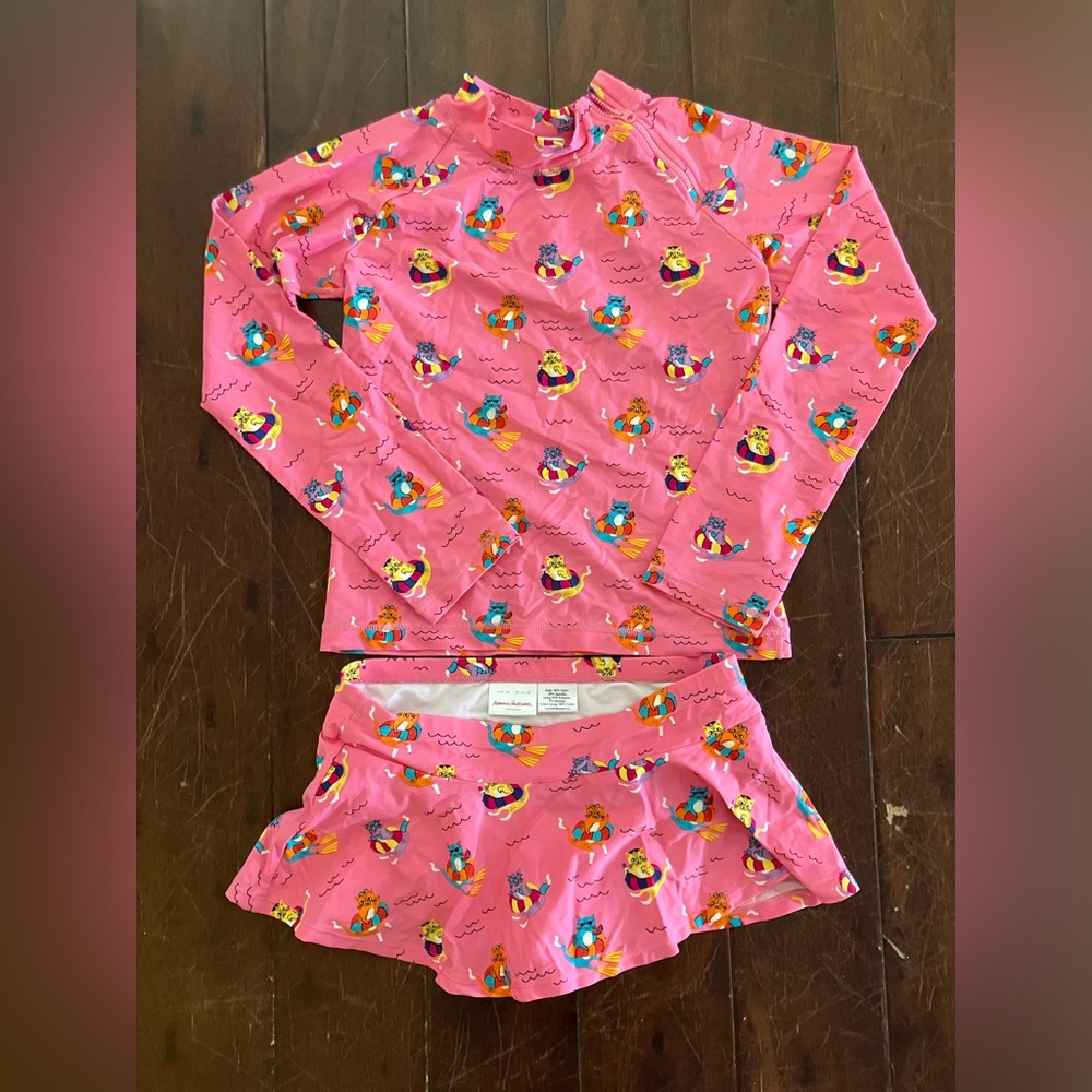 Hanna Andersson Cat Swim Set